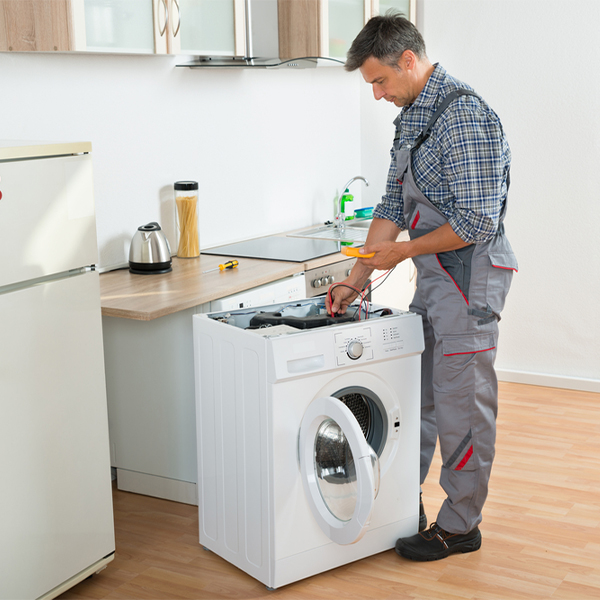 can you walk me through the steps of troubleshooting my washer issue in East Randolph